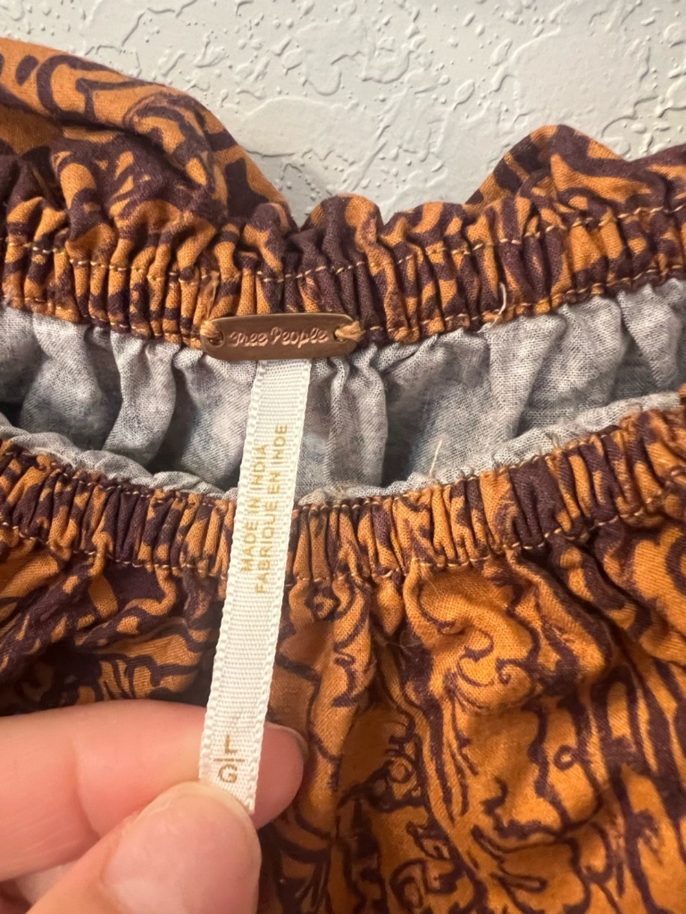 Free People Sophie Printed off the shoulder Dress - Picture 5 of 5